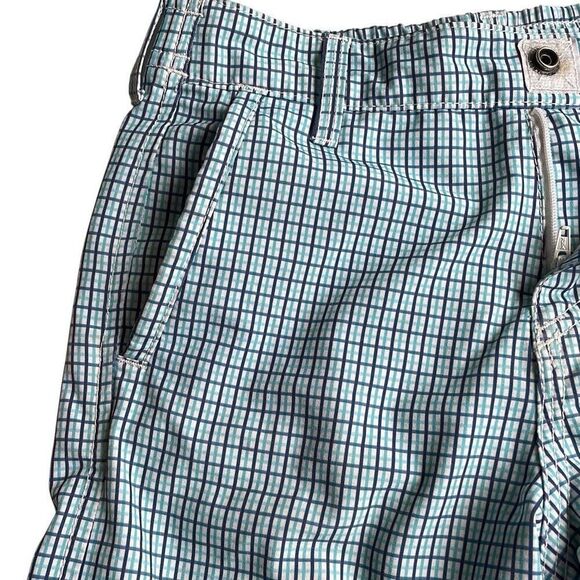 Quiksilver Plaid Amphibian Hybrid Shorts - Size 7 - Picture 3 of 4